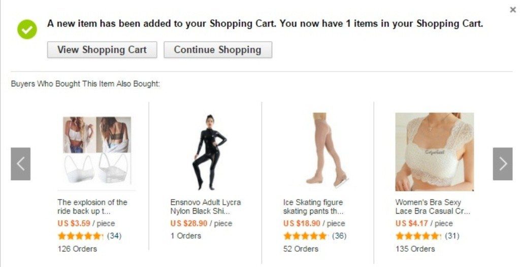 Pridani zbozi do kosiku na Aliexpress 2