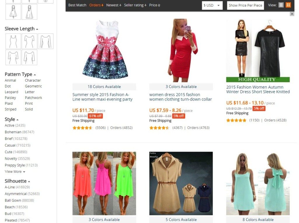 Ako vyhľadávať tovar na Aliexpress