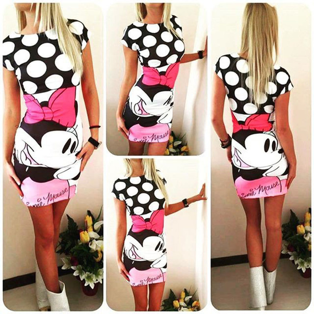 Mickey-Mouse-saty-Minnie-ruzove Mickey Mouse saty Minnie ruzove