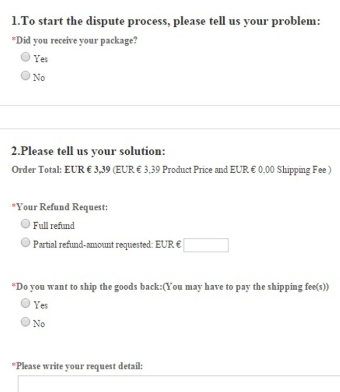 Jak otevřít spor na Aliexpress 4