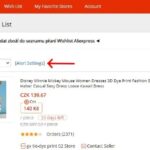 Wish list seznam prani aliexpress cina nakupovani oblibene e
