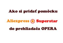 Aliexpress Opera logo jak pridat superstar SK