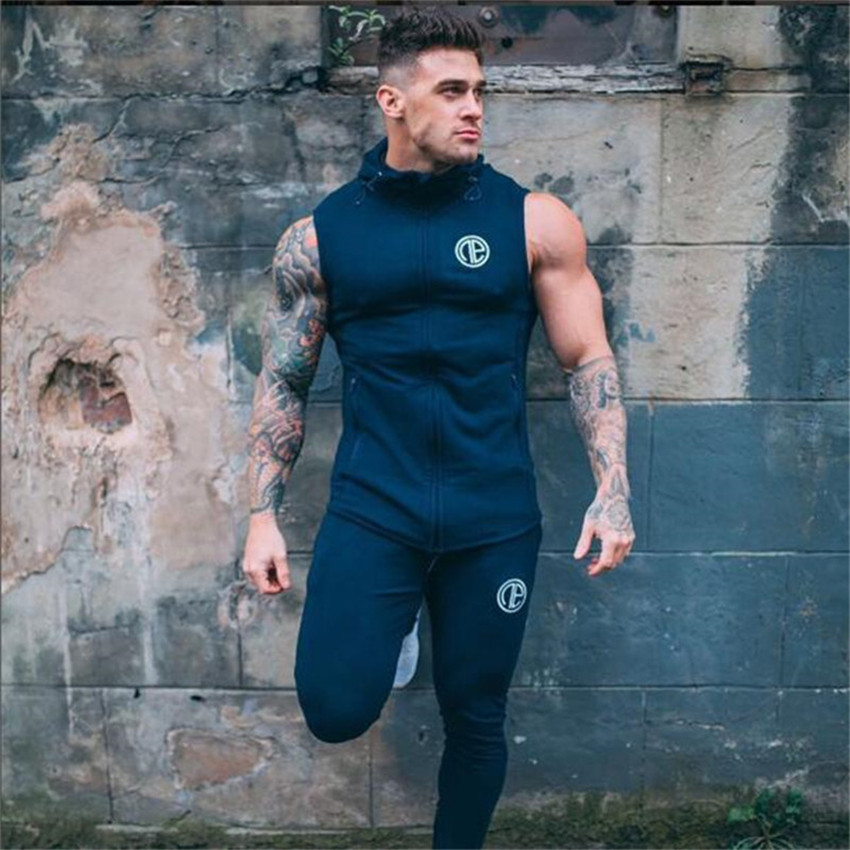 2018-Summer-Mens-Bodybuilding-Hoodies-Fitness-Clothes-Hoody-Cotton ...