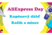 Aliexpress Day – košík, mince, kupónový dážď Aliexpress Day 11.11.2018 Shopping kosik mince kupony SK