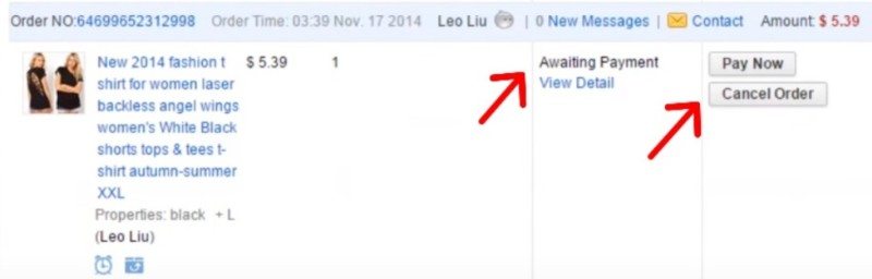 Jak zrusit objednavku na Aliexpress