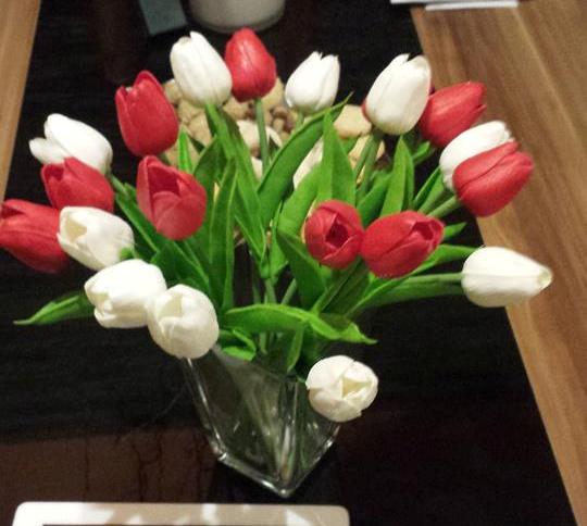 Plastova dekorace umele kytky 10