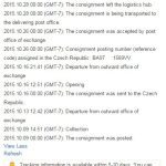 Sledovánie zásielky na Aliexpress