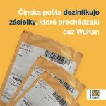 Koronavirus aliexpress nakaza balicek china cina SK posta