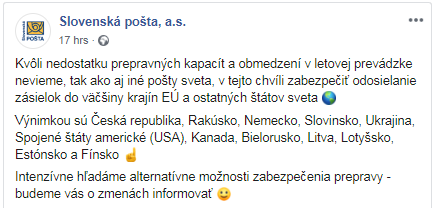 Slovenska-posta-koronavirus-COVID-19-dorucovanie-zasielok Slovenska posta koronavirus COVID 19 dorucovanie zasielok