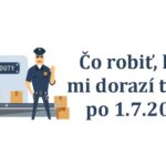 Colna sprava 1.7.2021 dph clo aliexpress cina slovenska posta SK
