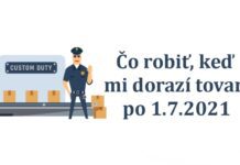 Colna sprava 1.7.2021 dph clo aliexpress cina slovenska posta SK