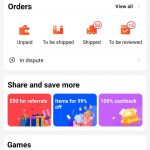 Jak vyhledat Evropsky sklad Aliexpress mobilni aplikace 6a