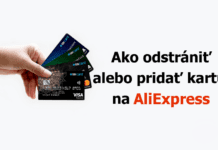 Jak odstranit pridat platebnu kreditnu kartu na aliexpress remove SK