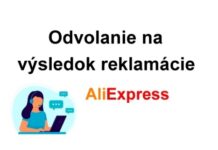 stiznost reklamacie appeal aliexpress servis odvolanie SK