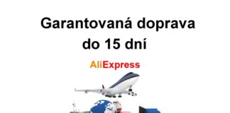 Delivery fast Garantovana doprava Aliexpress cina 15 dnu rychle dorucenie SK